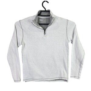 Mens BKE Buckle Gray 1/4 Zip Pullover Sweatshirt Long Sleeve Cotton Blend Size S